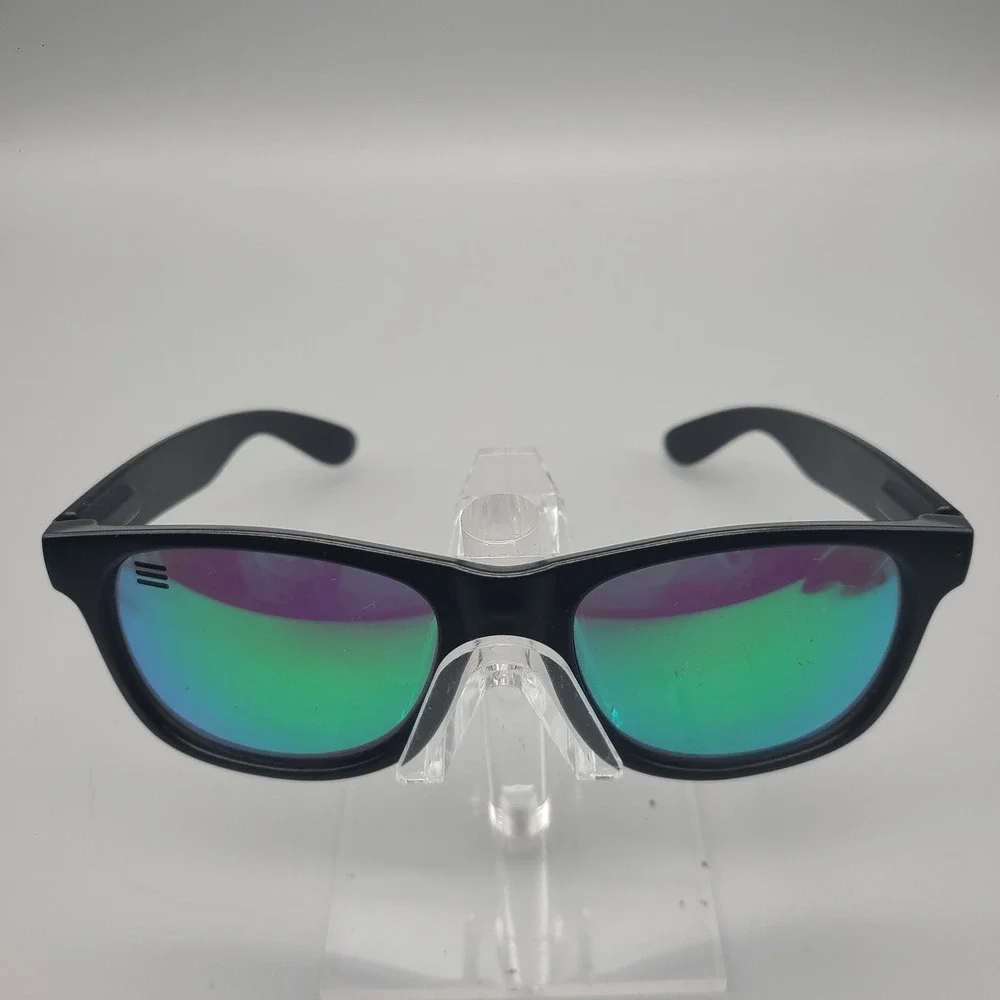 Blenders Eyewear M Class Matte Black Sunglasses Green Mirrored Lenses Polarized